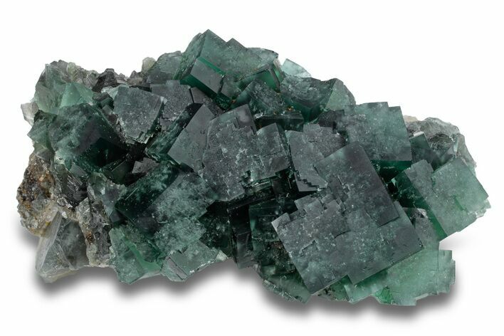 Fluorescent Green Fluorite On Quartz - Diana Maria Mine, England #254805